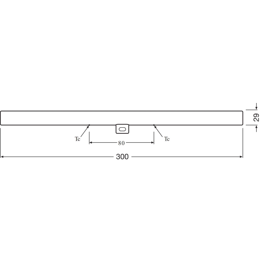 LED Žiarivková trubica S14d/3,5W/230V 2700K 30 cm - Osram