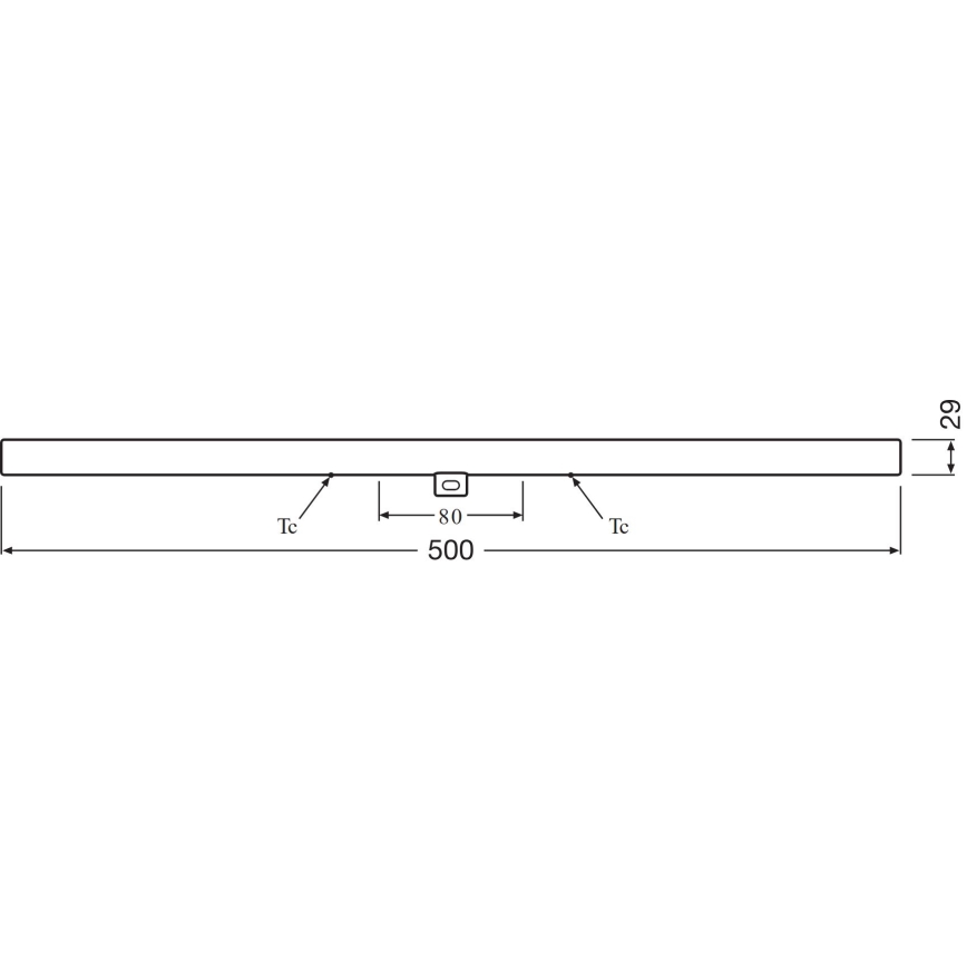 LED Žiarivková trubica S14d/6W/230V 2700K 50 cm - Osram