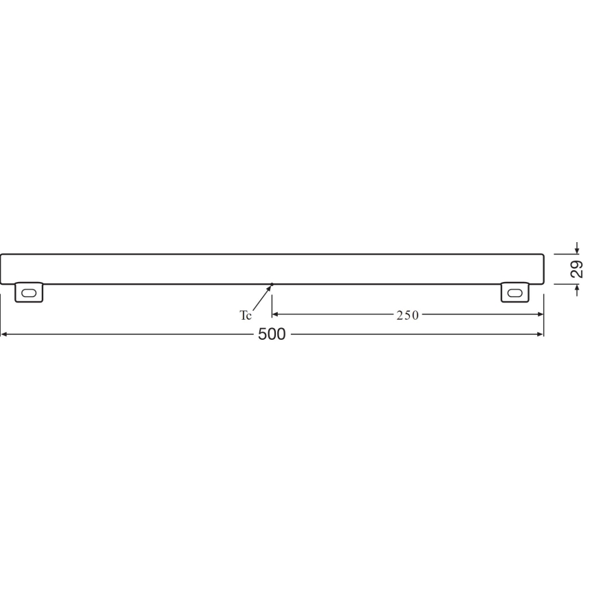 LED Žiarivková trubica S14s/6W/230V 2700K 50 cm - Osram