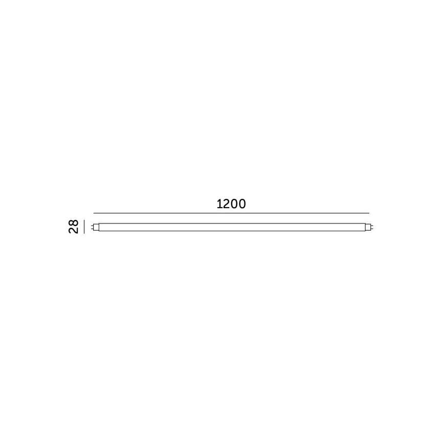 LED Žiarivková trubica T8 G13/18W/230V 3000K 120 cm
