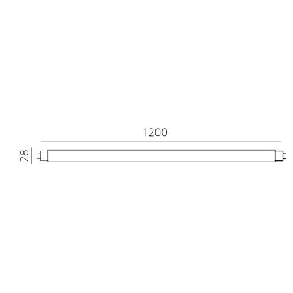LED Žiarivková trubica T8 G13/18W/230V 4000K 120 cm
