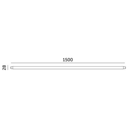 LED Žiarivková trubica T8 G13/22W/230V 4000K 150 cm