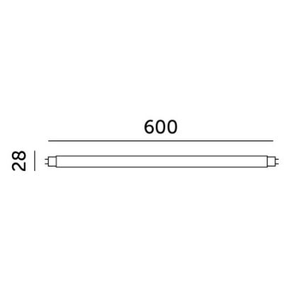 LED Žiarivková trubica T8 G13/9W/230V 6500K 60 cm