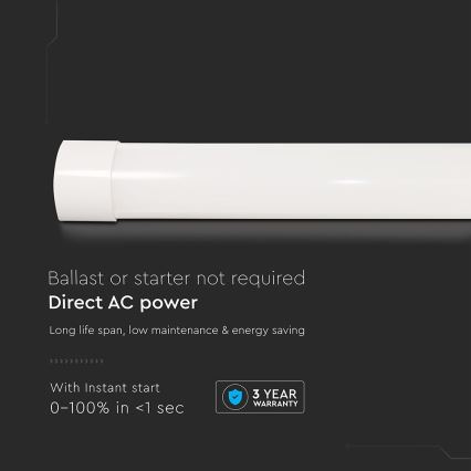 LED Žiarivkové svietidlo LED/10W/230V 4000K 30 cm biela
