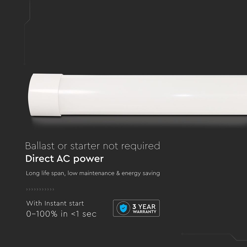 LED Žiarivkové svietidlo LED/10W/230V 4000K 30 cm biela