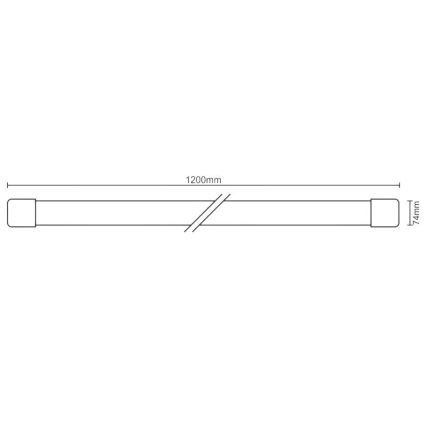 LED Žiarivkové svietidlo LED/36W/230V 4000K 120 cm