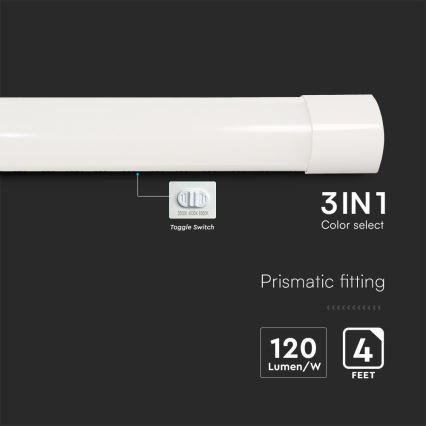 LED Žiarivkové svietidlo LED/40W/230V 3000/4000/6500K 116 cm