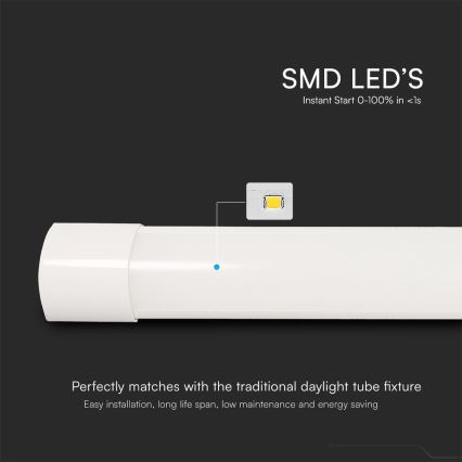 LED Žiarivkové svietidlo LED/40W/230V 3000/4000/6500K 116 cm