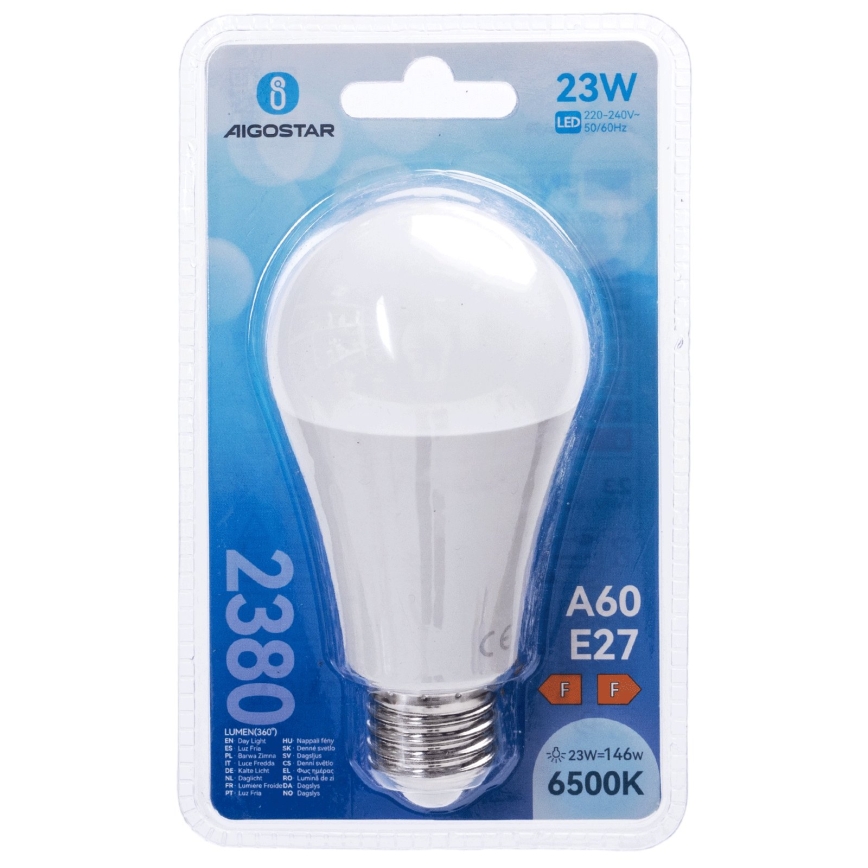 LED Žiarovka A60 E27/23W/230V 6500K - Aigostar