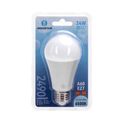 LED Žiarovka A60 E27/24W/230V 6500K - Aigostar