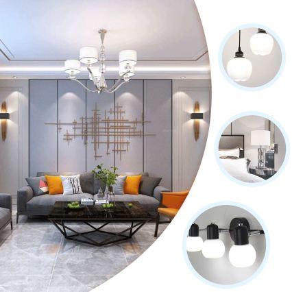 LED žiarovka A60 E27/8W/230V 6500K - Aigostar