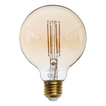 LED žiarovka AMBER G95 E27/6,5W/230V 3200K
