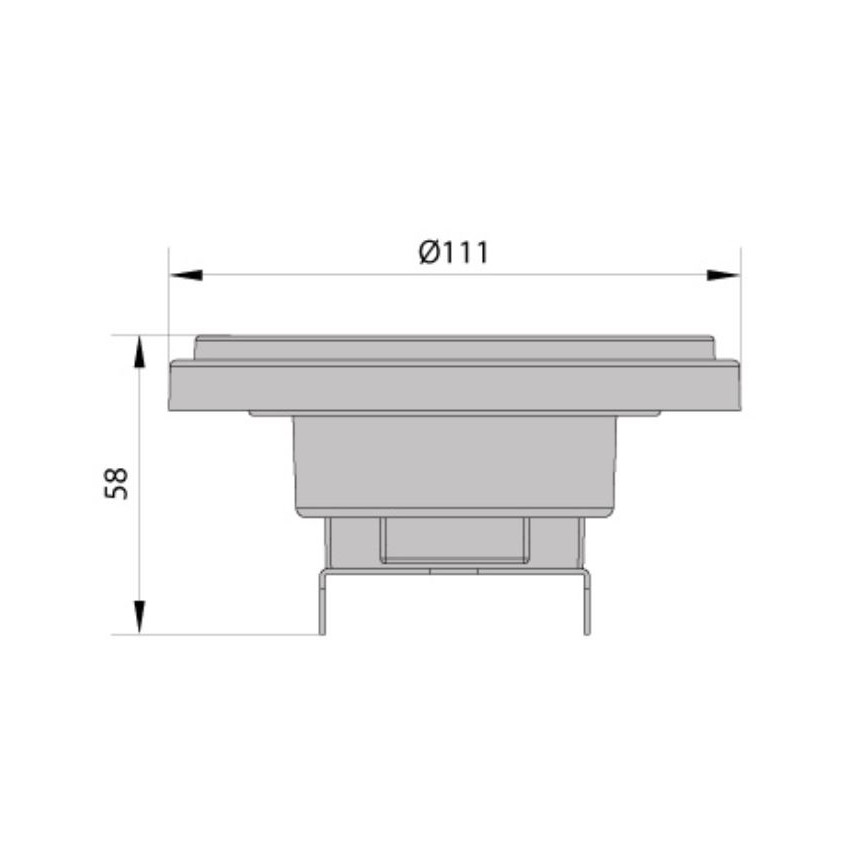 LED Žiarovka AR111 G53/12W/12V 4000K