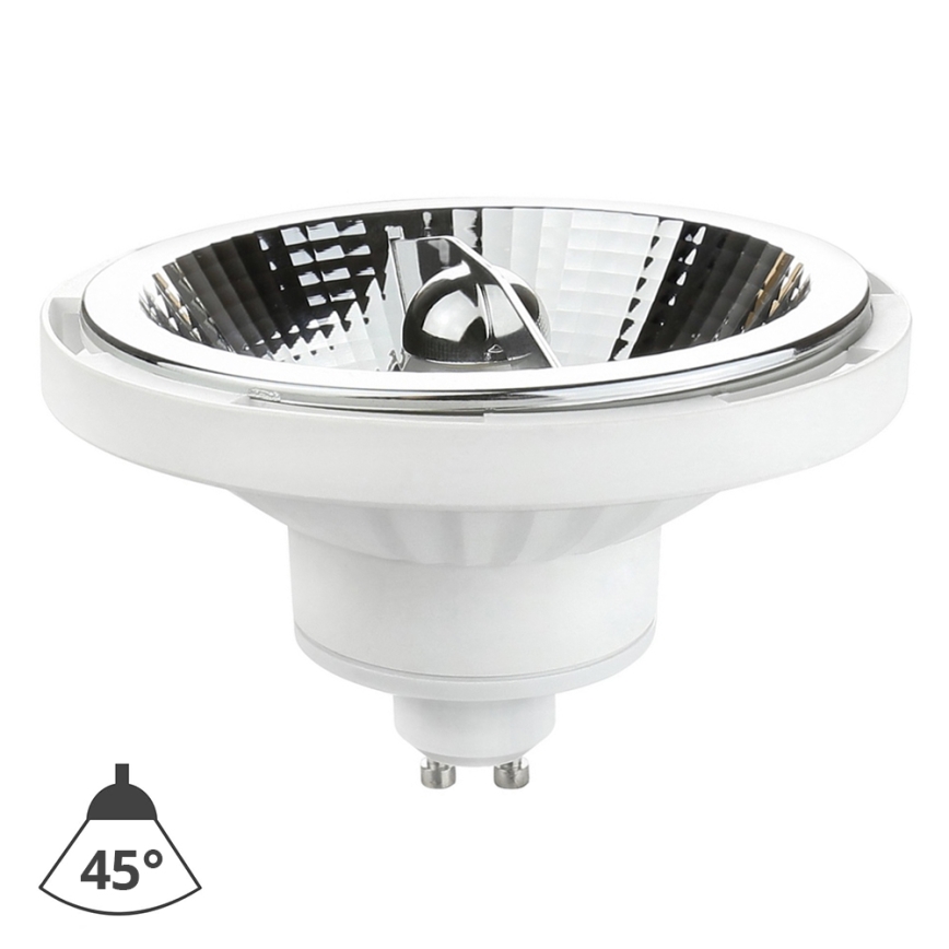 LED Žiarovka AR111 GU10/12W/230V 6000K 45° biela