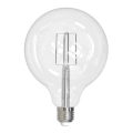 LED Žiarovka BIELY FILAMENT G125 E27/13W/230V 3000K