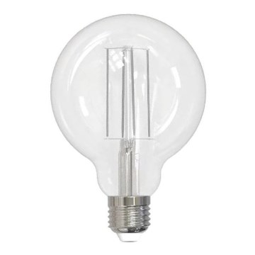 LED Žiarovka BIELY FILAMENT G95 E27/13W/230V 4000K