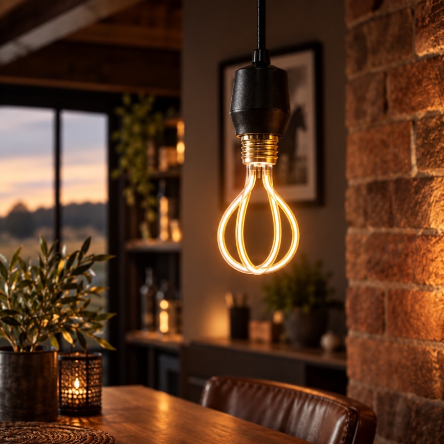 LED žiarovka BULB E27/8W/230V 2200K