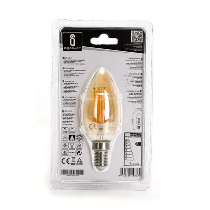 LED Žiarovka C35 E14/4W/230V 2200K - Aigostar