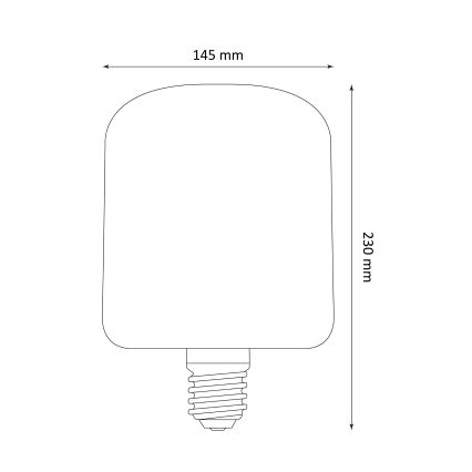 LED Žiarovka DECO VINTAGE E27/4W/230V 1800K