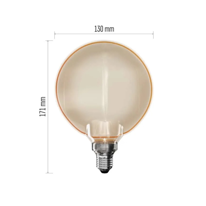 LED žiarovka DECO VINTAGE G130OA E27/4W/230V 1800K