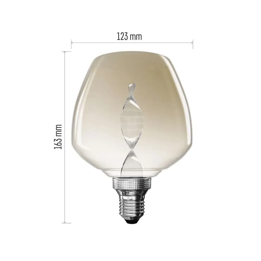 LED Žiarovka DECO VINTAGE S123 E27/3,5W/230V 1800K