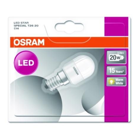 LED Žiarovka do chladničky STAR E14/2,3W/230V 2700K - Osram