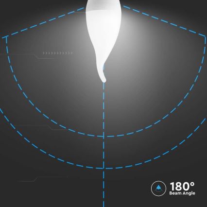 LED Žiarovka E14/3,7W/230V 3000K