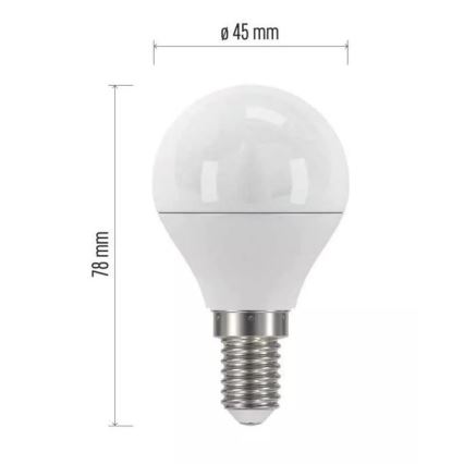 LED Žiarovka E14/4,2W/230V 2700K CRI 94 Ra