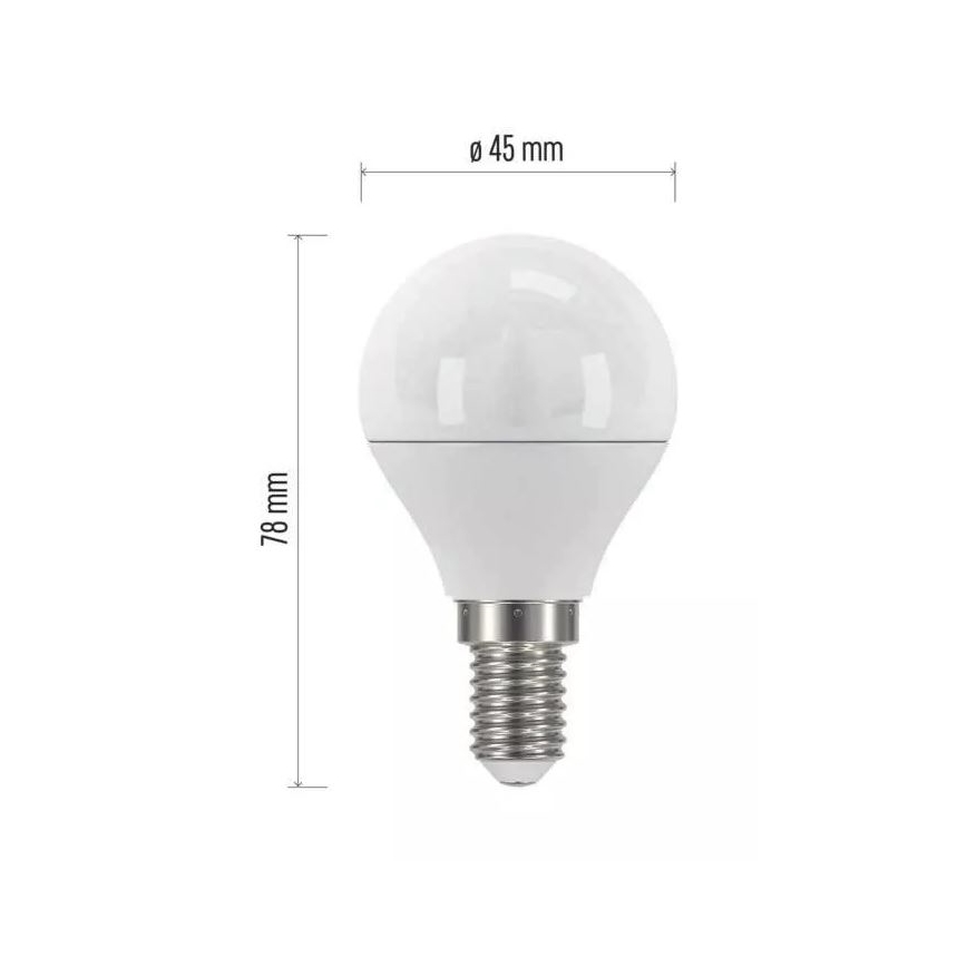 LED Žiarovka E14/4,2W/230V 4000K CRI 94 Ra