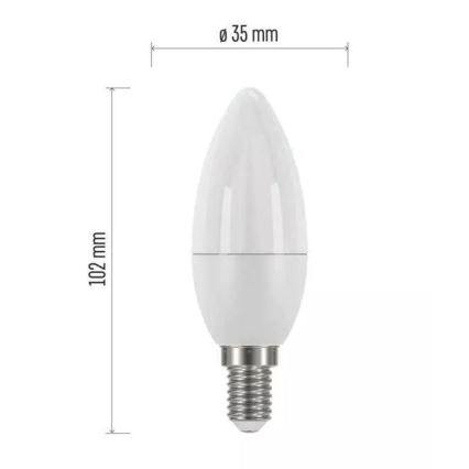 LED Žiarovka E14/4,2W/230V 4000K CRI 94 Ra