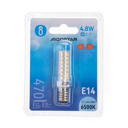 LED Žiarovka E14/4,8W/230V 6500K - Aigostar