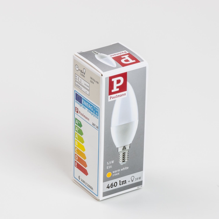 LED Žiarovka E14/5,5W/230V 2700K - Paulmann 28718