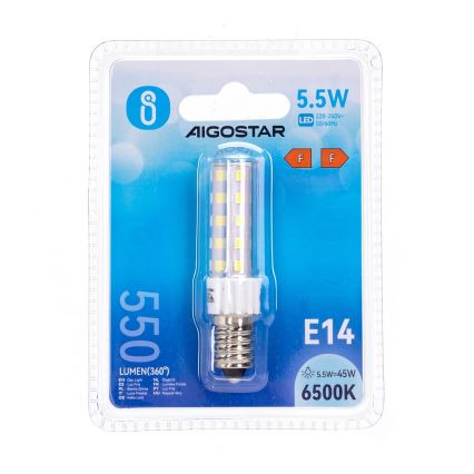 LED Žiarovka E14/5,5W/230V 6500K - Aigostar