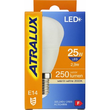 LED žiarovka E14/6W/230V 3000K - Attralux