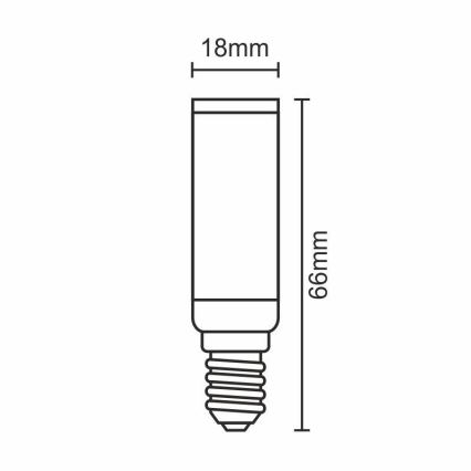 LED Žiarovka E14/7W/230V 2700K