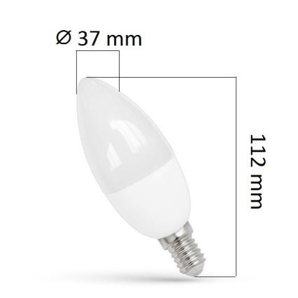 LED Žiarovka E14/8W/230V 3000 K