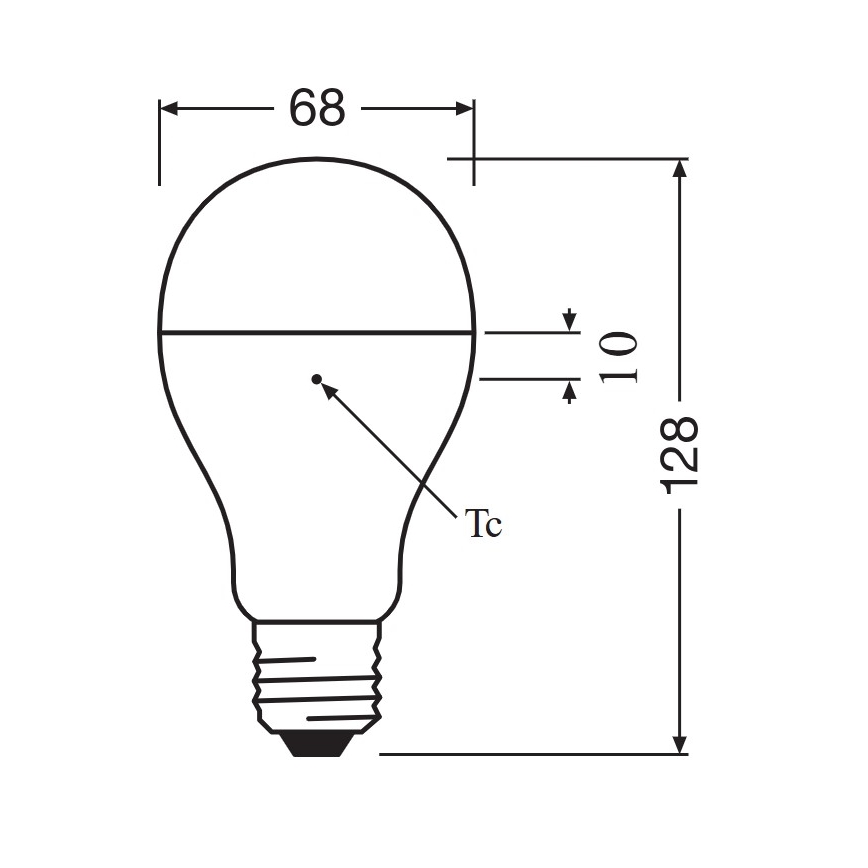 LED žiarovka E27/19W/230V 6500K - Osram