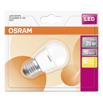 LED Žiarovka E27/3W/230V 2700K - Osram LED Žiarovka E27/3W/230V 2700K - Osram