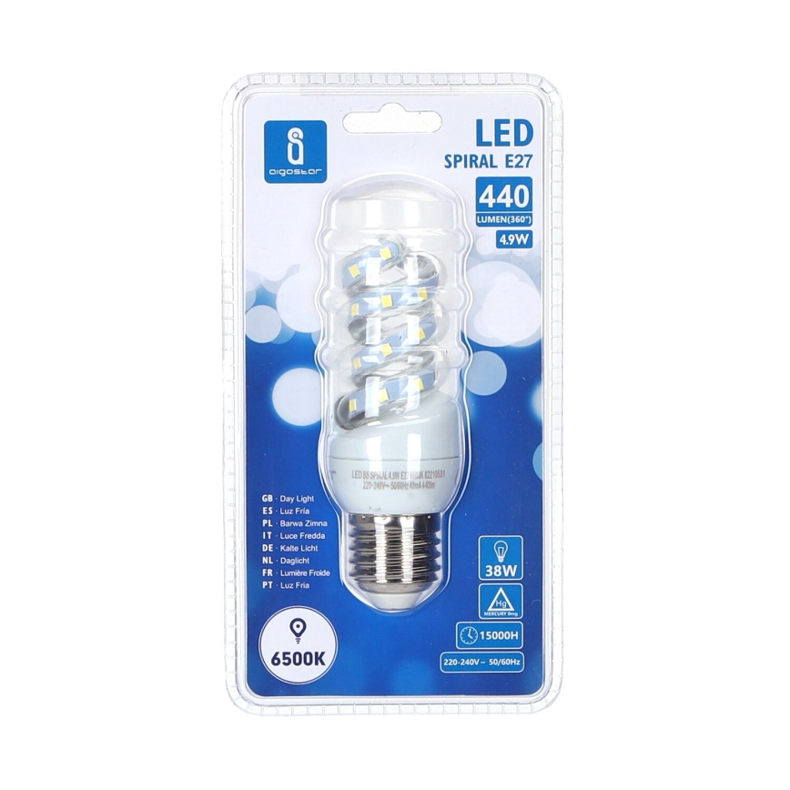 LED Žiarovka E27/4,9W/230V 6500K - Aigostar
