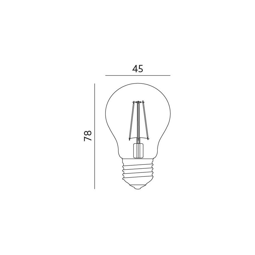 LED žiarovka  E27/4W/230V 3000K