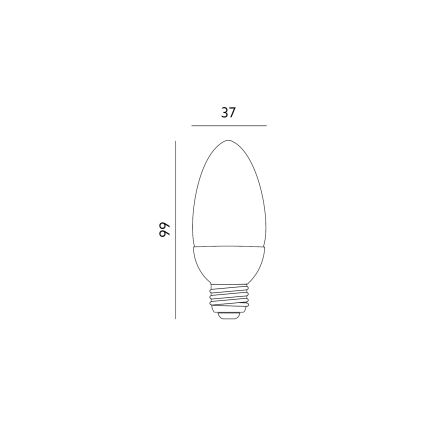 LED Žiarovka E27/6W/230V 3000K