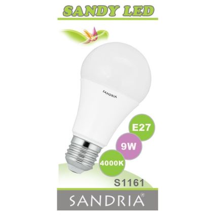 LED žiarovka SANDY E27/9W/230V - Sandria S1161
