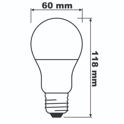 LED Žiarovka ECO E27/13W/230V 4000K 1521lm