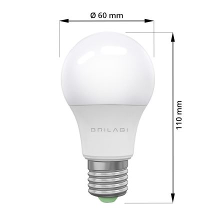 LED Žiarovka ECOLINE A60 E27/15W/230V 4000K - Brilagi