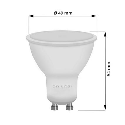 LED Žiarovka ECOLINE GU10/8,5W/230V 4000K - Brilagi