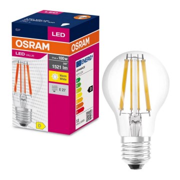 LED Žiarovka FILAMENT A100 E27/11W/230V 2700K - Osram