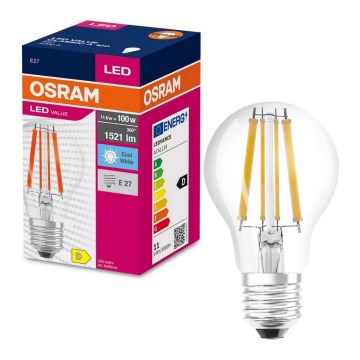 LED Žiarovka FILAMENT A100 E27/11W/230V 4000K - Osram
