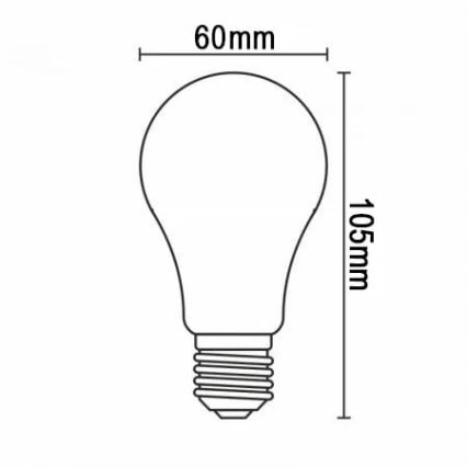 LED Žiarovka FILAMENT A60 E27/5W/230V 4000K