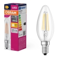 LED Žiarovka FILAMENT B40 E14/4W/230V 2700K - Osram