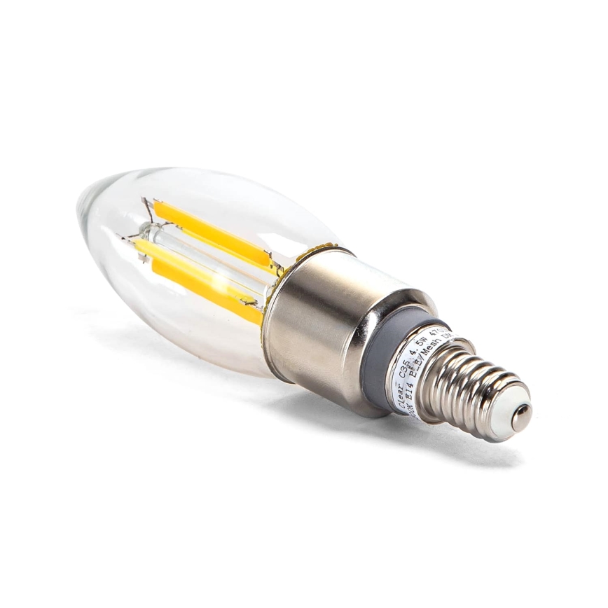 LED Stmievateľná žiarovka FILAMENT MESH Smart C35 E14/4,5W/230V 2700-6500K - Aigostar